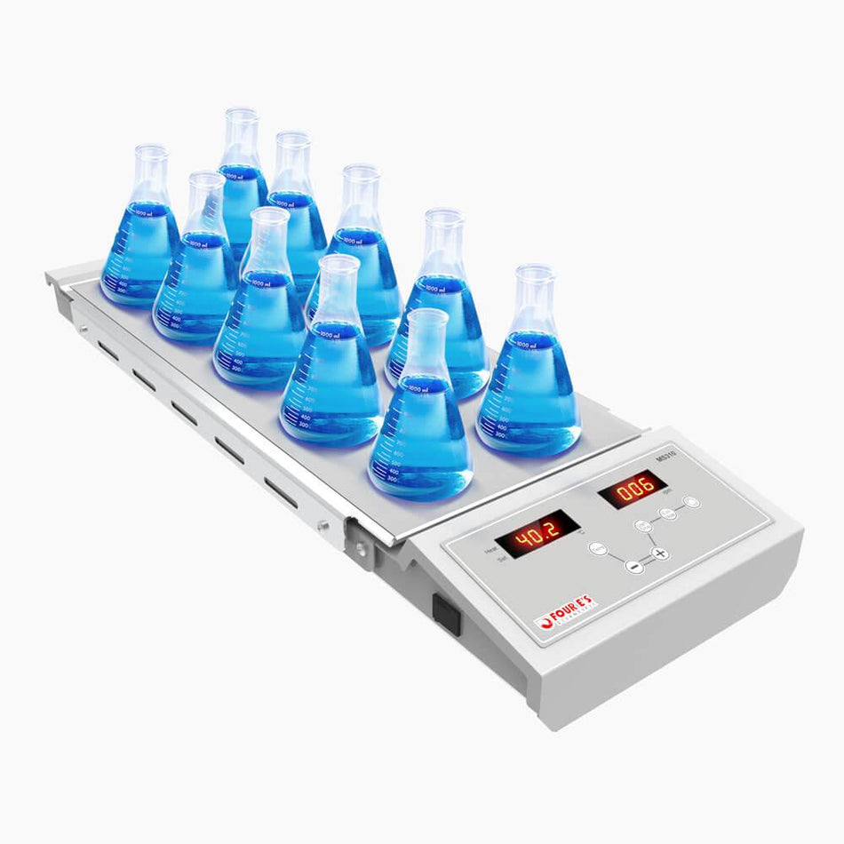 10-Position Magnetic Hot Plate Stirrer – LED Digital Display