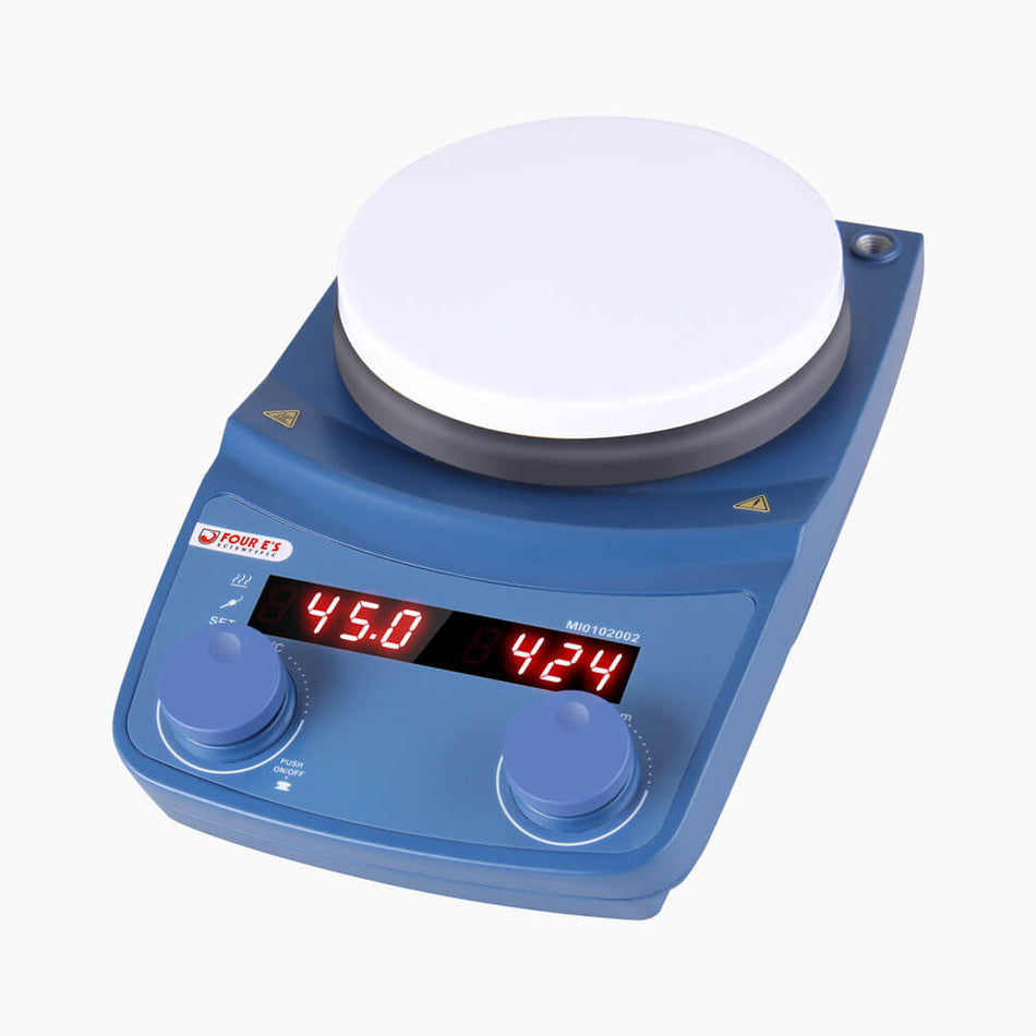 5 inch Magnetic Hot Plate Stirrer with PT1000 Sensors – LED Digital Display