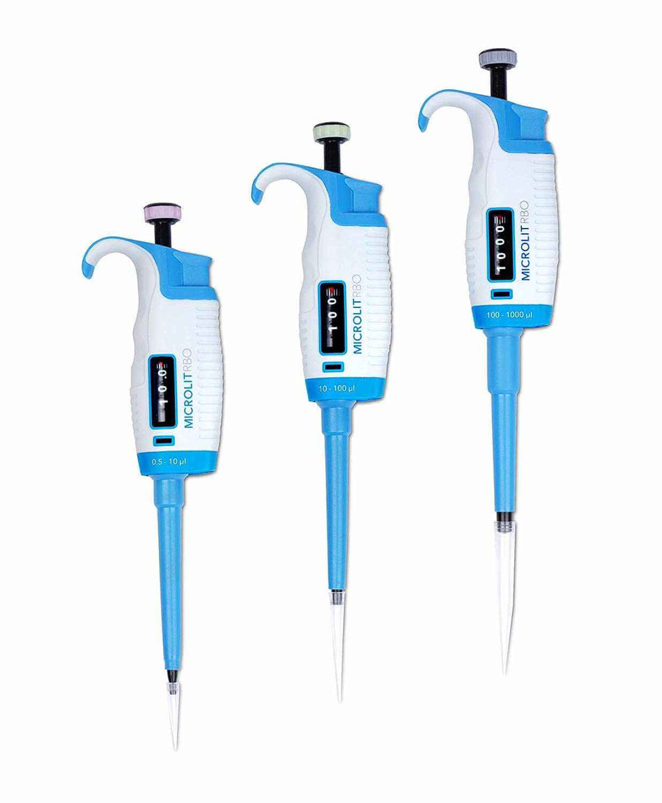 Variable Volume RBO 3-Micropipette Starter Kit 0.5uL-1mL