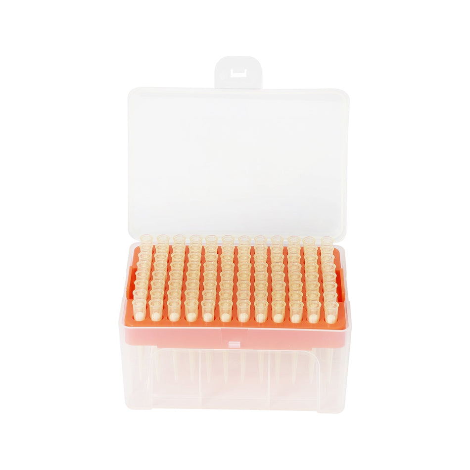 200 µl Sterile Yellow Pipette Tips | Racked 96 Pieces | SPTS200-R-EA